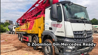 Used 2021 SANY 65m Concrete Pump Truck Benz Chassis