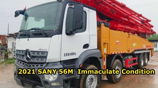 This 2021 SANY 56M Boom Pump Is So Beautiful You Won’t Believe It’s Used – Low Hours & Spotless