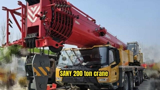 2025 SANY 200 Ton Truck Crane SYM5602JQZ200C8 Used Low Hours for Sale