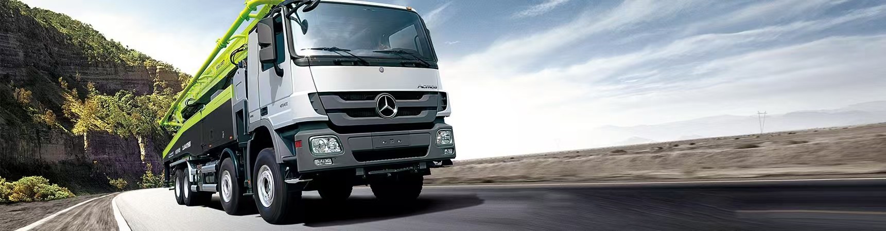 Qualità Pompa per calcestruzzo montata su camion fabbrica