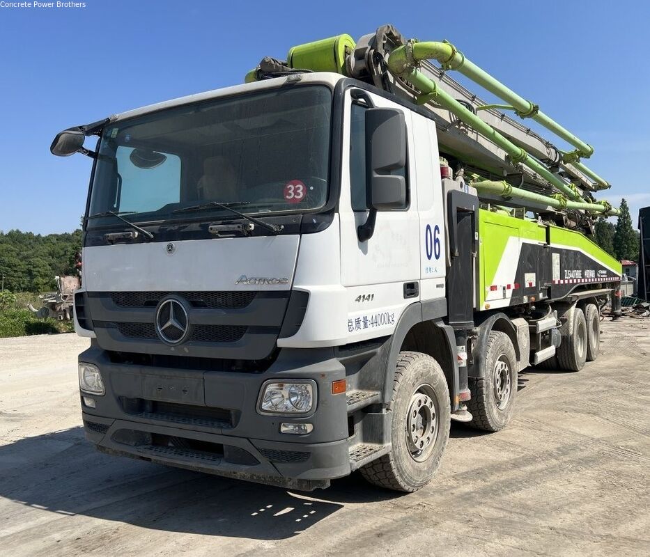 2020 Zml 56m Concrete Pump on MB Truck Concrete Boom Pump for ...