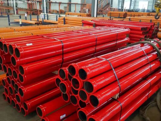 Green 2m Concrete Boom Pipe Concrete Pump Spares For Construction Needs