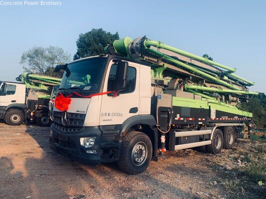2021 Zml 52m Concrete Pump Truck Concrete Boom Pump Heavy Equipment for ...