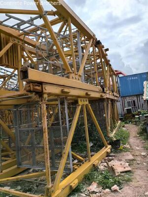16 Tons Lifting Capacity Flat Top Tower Cranes For Moving Heavy Objects